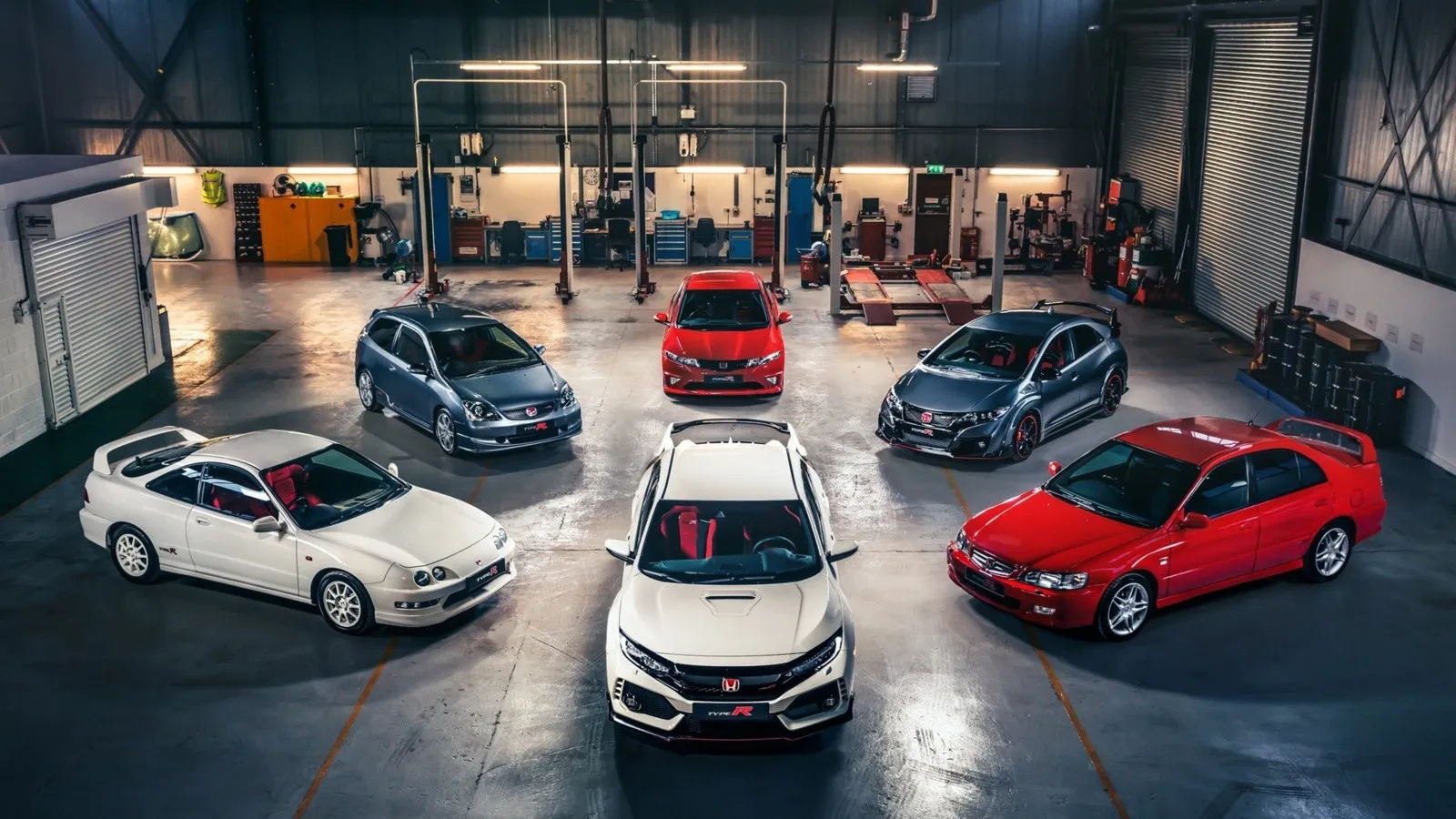 Die Honda-Sportschau umfasste später auch kompakte Bestseller und Mittelklasse-Coupes wie die Typen Civic und Integra.
