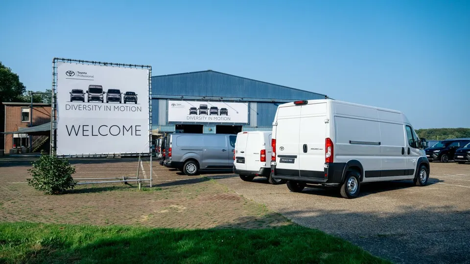 Beim Testdrive in Amsterdam standen verschiedene Versionen der Toyota Proace Reihe zur Verfügung.