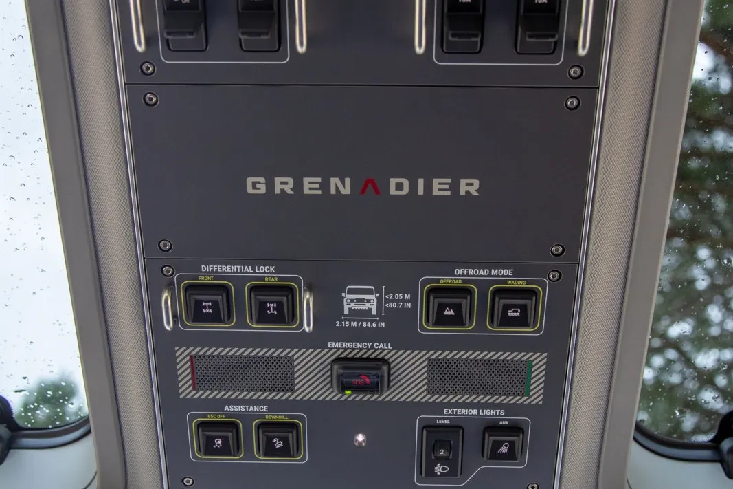 Einige der Offroad-Optionen sind optional, zum Beispiel  due zusätzlichen Differenzialsperren an den bedien Achsen, ergänzend zur Mittendifferenzialsperre.