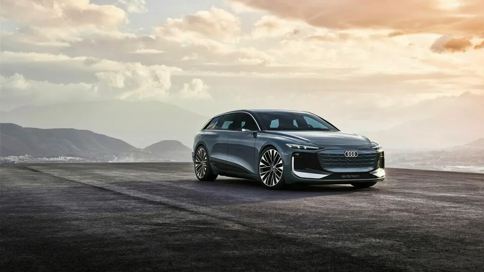 Der A6 der Zukunft könnte so aussehen: Das A6 E-Tron Concept gibt einen Ausblick auf den Ingolstädter Kombi im elektrischen Zeitalter.