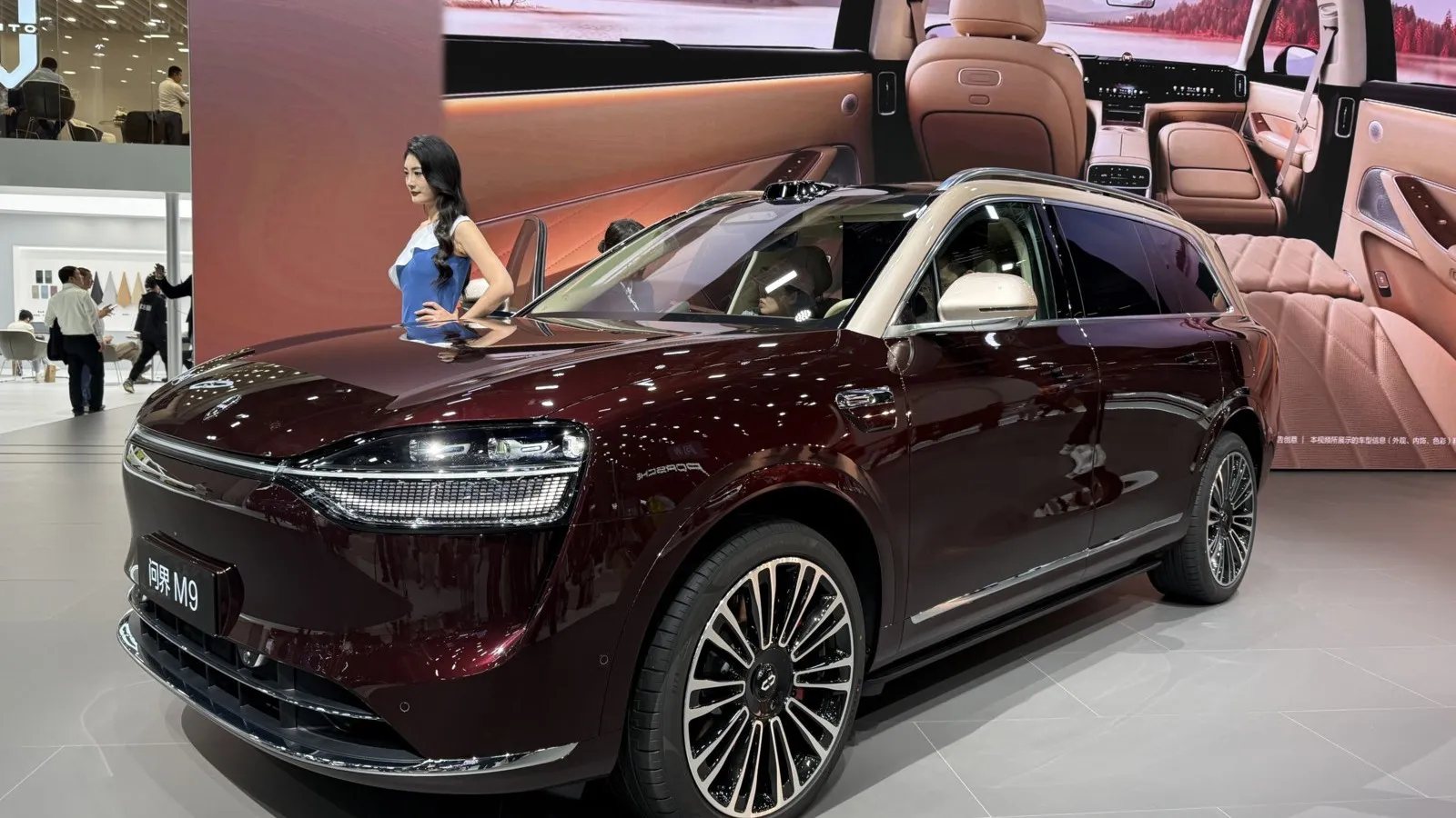 Beim neuen Super-SUV M9 setzt die von Huawei mitgegründete Marke Aito auf Lidar-Sensorik.
