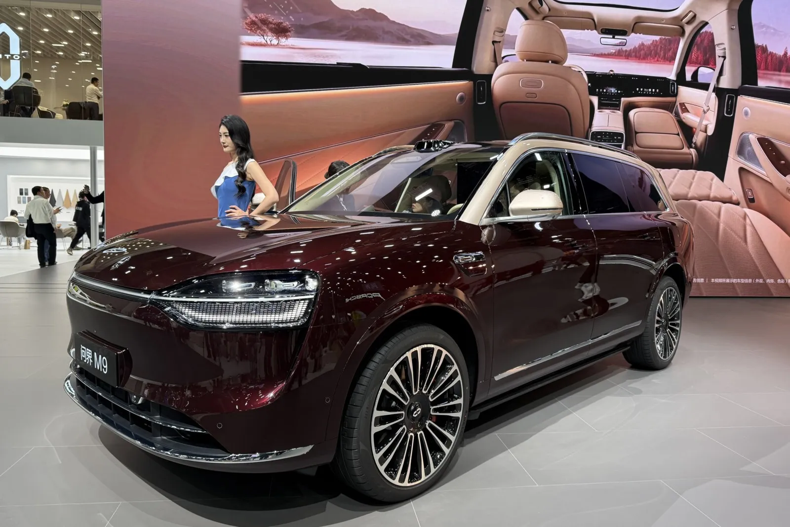 Beim neuen Super-SUV M9 setzt die von Huawei mitgegründete Marke Aito auf Lidar-Sensorik.