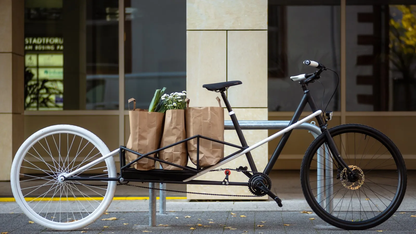Nur bei Bedarf ist das Convercycle ein Lastenrad