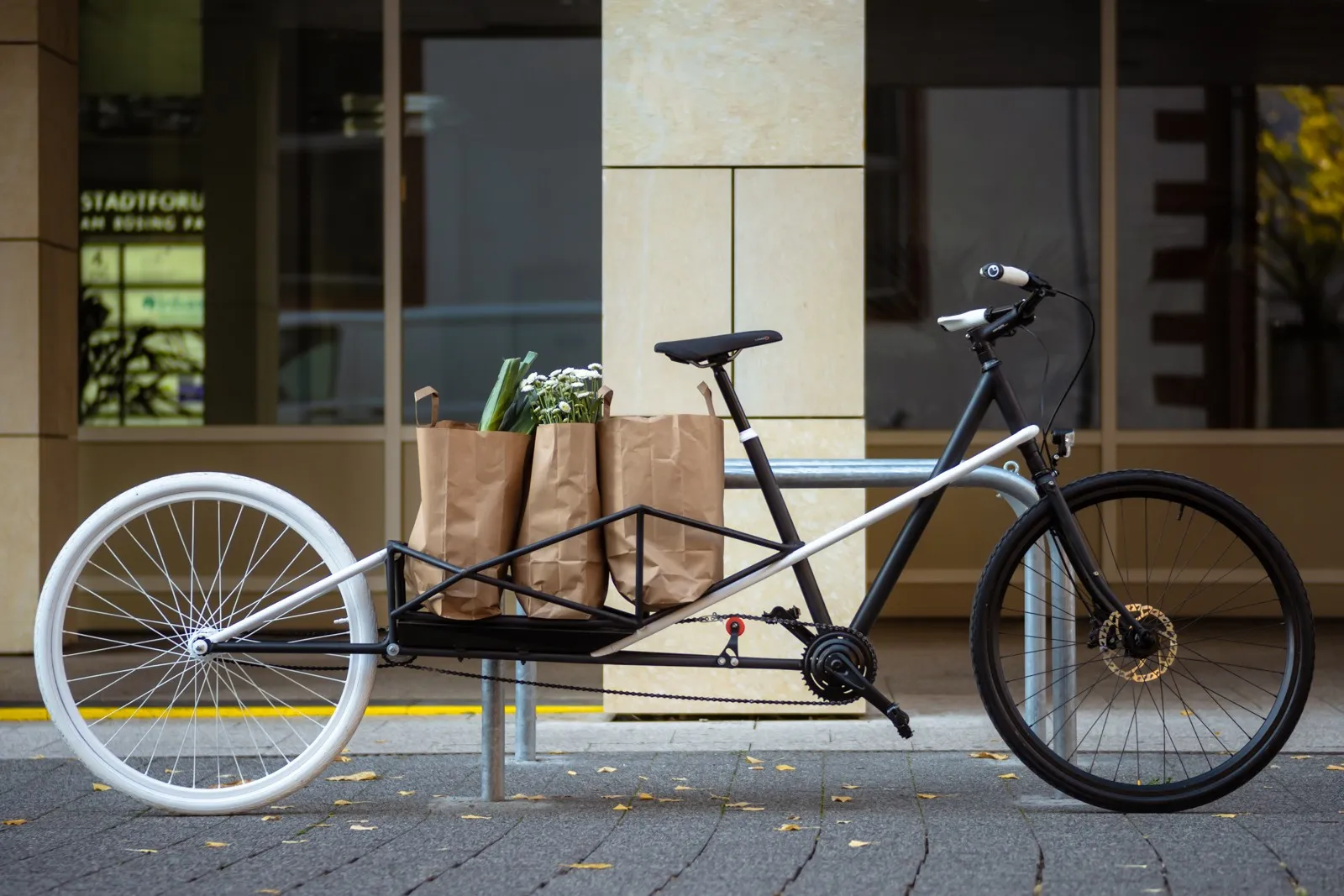 Nur bei Bedarf ist das Convercycle ein Lastenrad