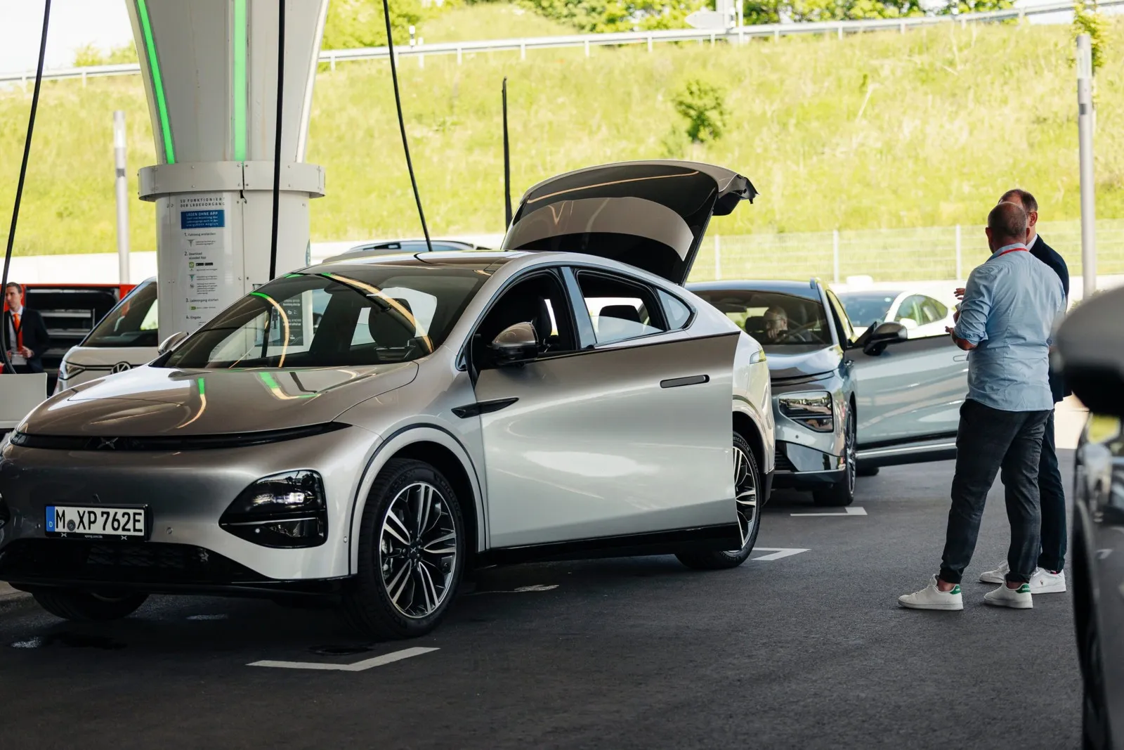 Besuch aus China: Xpeng und BYD stellten ihre Fahrzeuge für Testfahrten zur Verfügung.