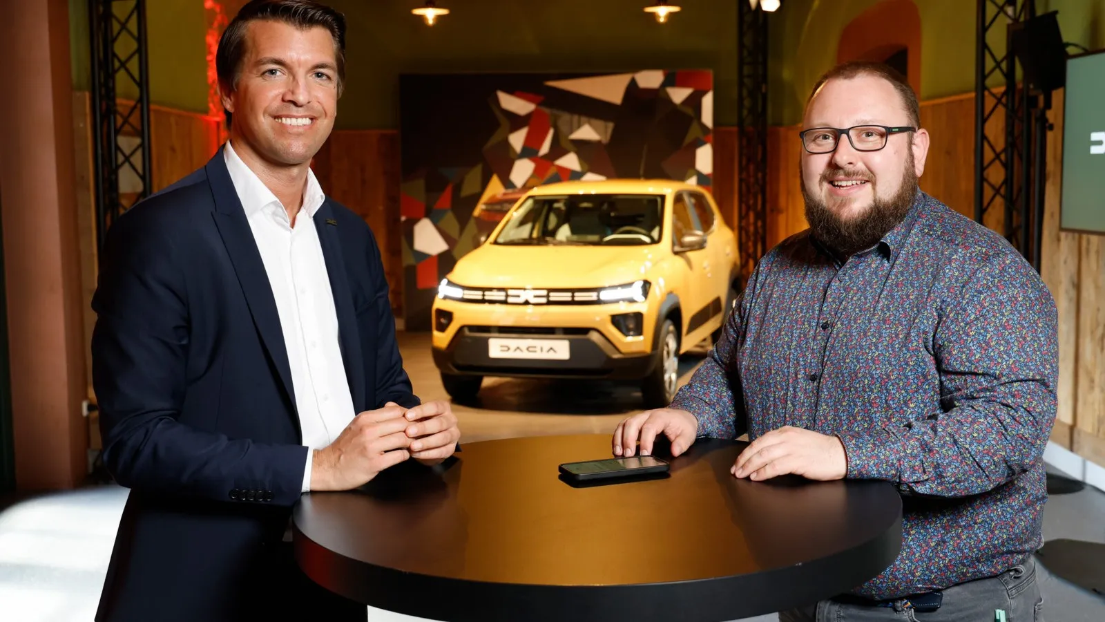 Thilo Schmidt und Sven Eisenkrämer vor dem Gespräch für das bfp-Interview.