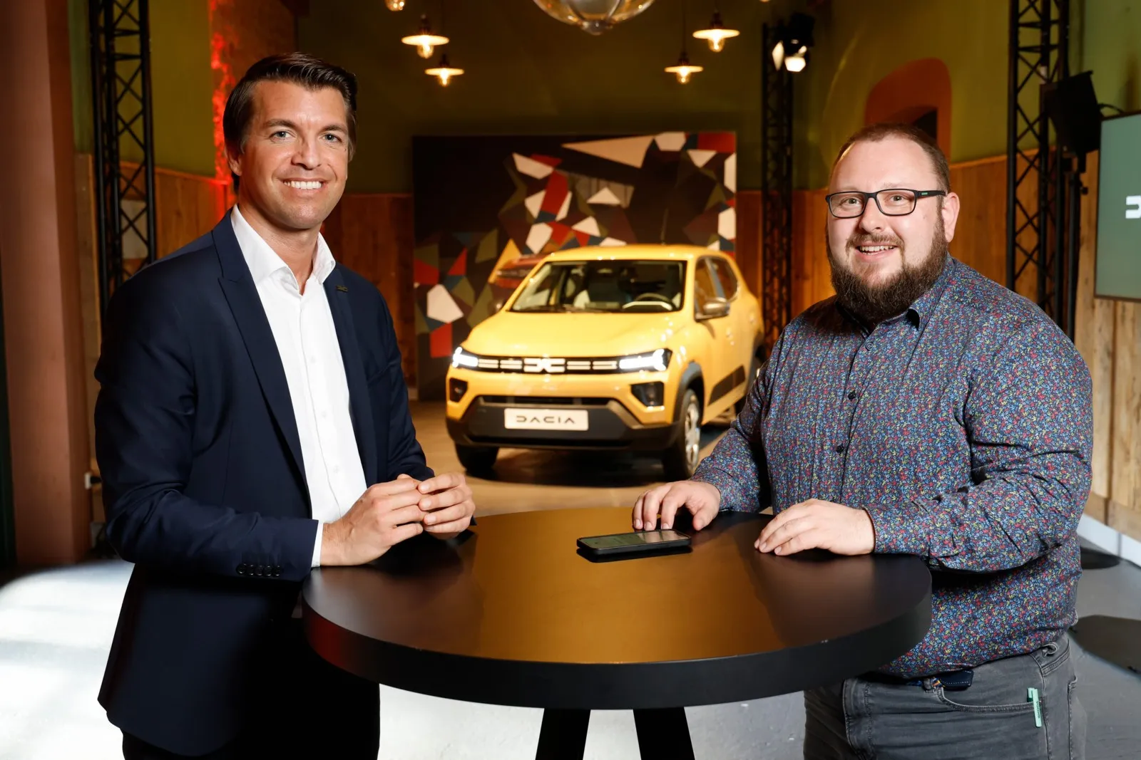Thilo Schmidt und Sven Eisenkrämer vor dem Gespräch für das bfp-Interview.