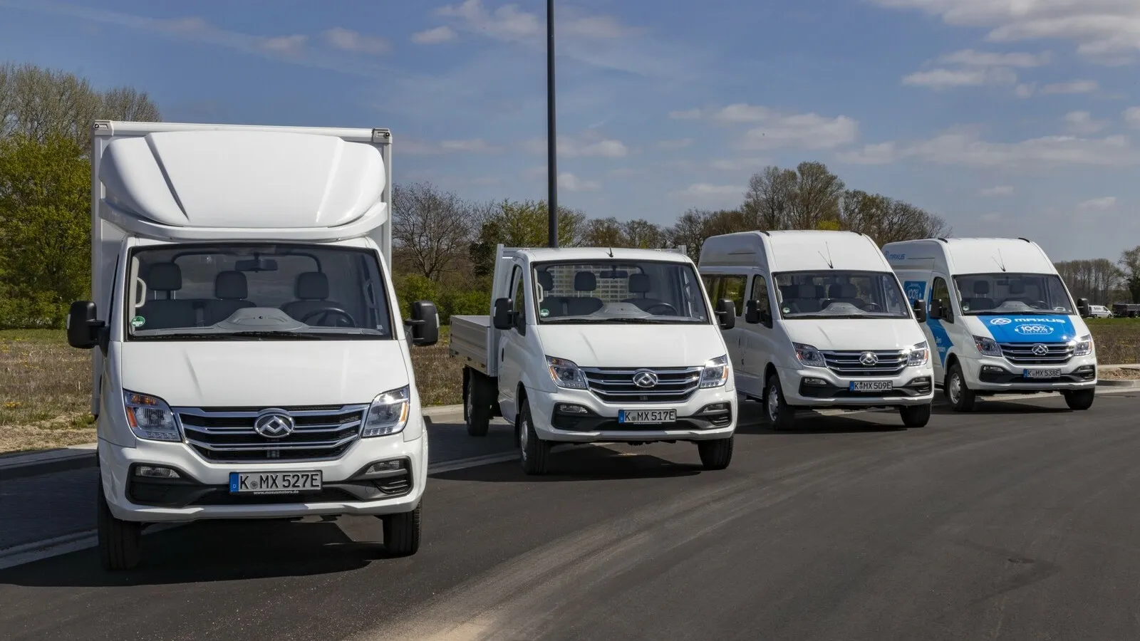 SAIC-Tochter Maxus bringt den EV80 unter anderem als Koffer und Pritsche zum Kunden.