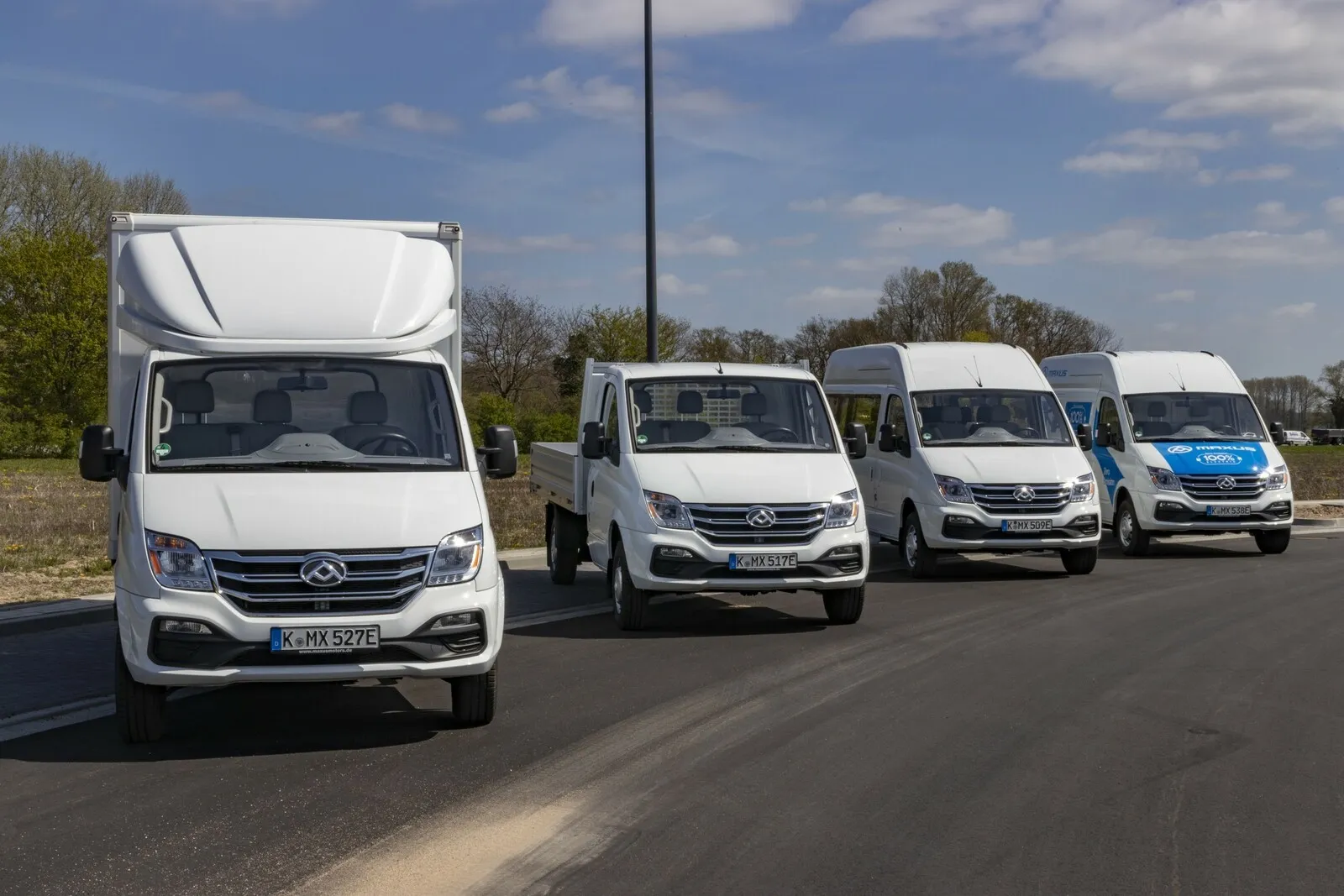 SAIC-Tochter Maxus bringt den EV80 unter anderem als Koffer und Pritsche zum Kunden.