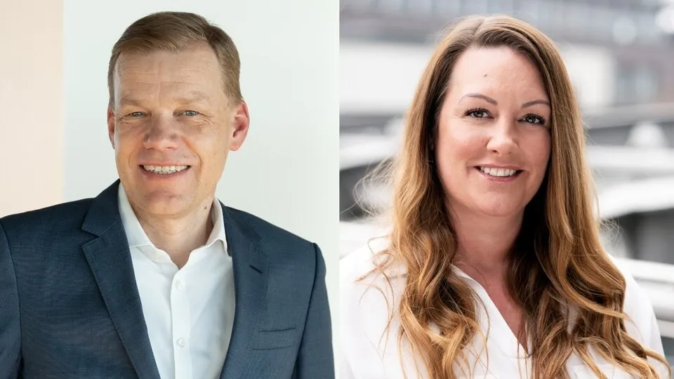 Martin Müller von NTT Global Data Centers und Carolyn Gehlhoff von Belmoto haben zusammen eine neue Mobilitätsstrategie ins Leben gerufen.