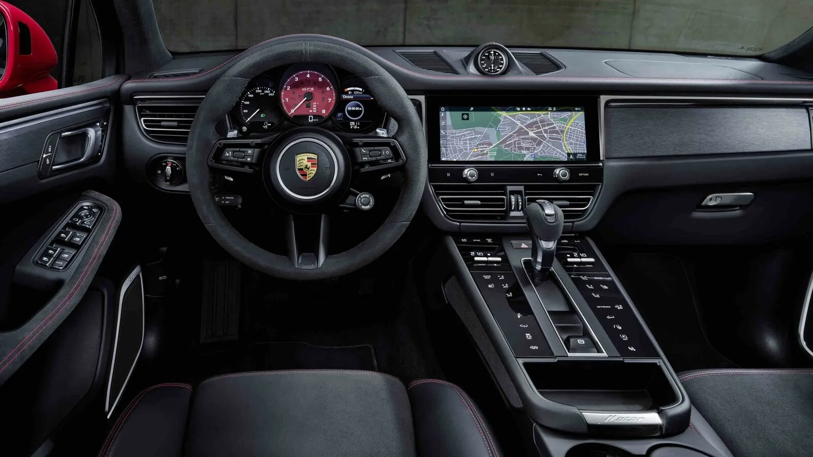 Auf normale Tasten verzichtet Porsche beim Facelift des Macan. Stattdessen sind berührungsempfindliche Steuerungsfelder im Cockpit zu finden.