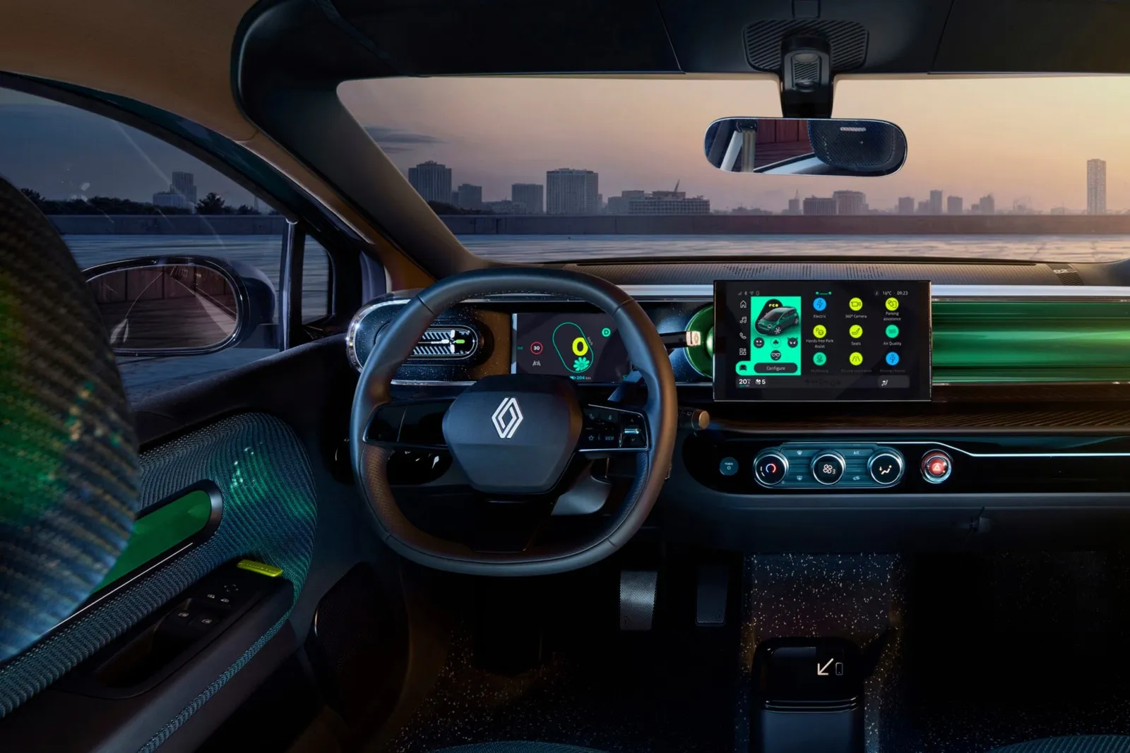 Im Cockpit fallen auch die Reminiszenzen zum Ur-Modell eher bescheiden aus.