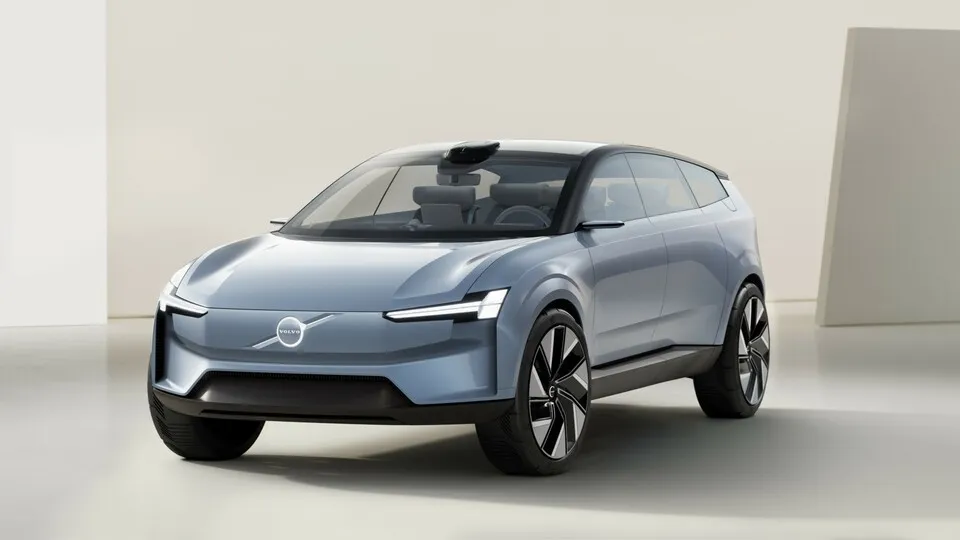 Schon das Volvo Concept Recharge trug einen Pony mit Kameras. Diese halten künftig im EX90 Einzug.