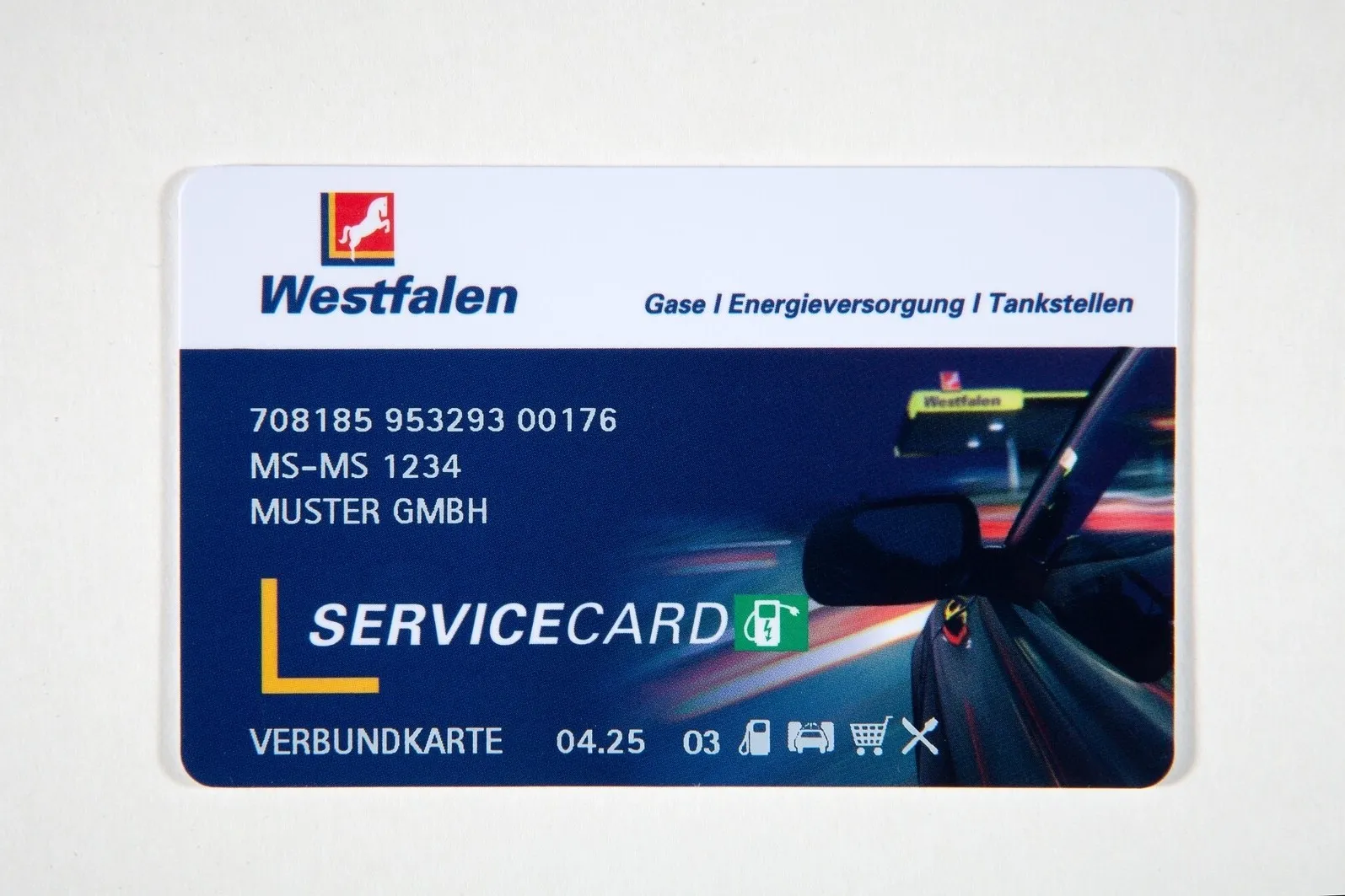 Die Westfalen Service Card wird auch von Total, OMV, AVIA, Agip, und Aral/BP akzeptiert.