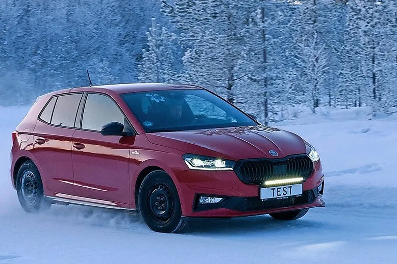 In Ivalo wurden für den ADAC Winterreifentest die Pneus auf Schnee getestet.