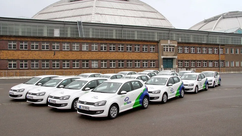 Leipzig, Übergabe der neuen VW Polo an teilAuto
IM BILD: