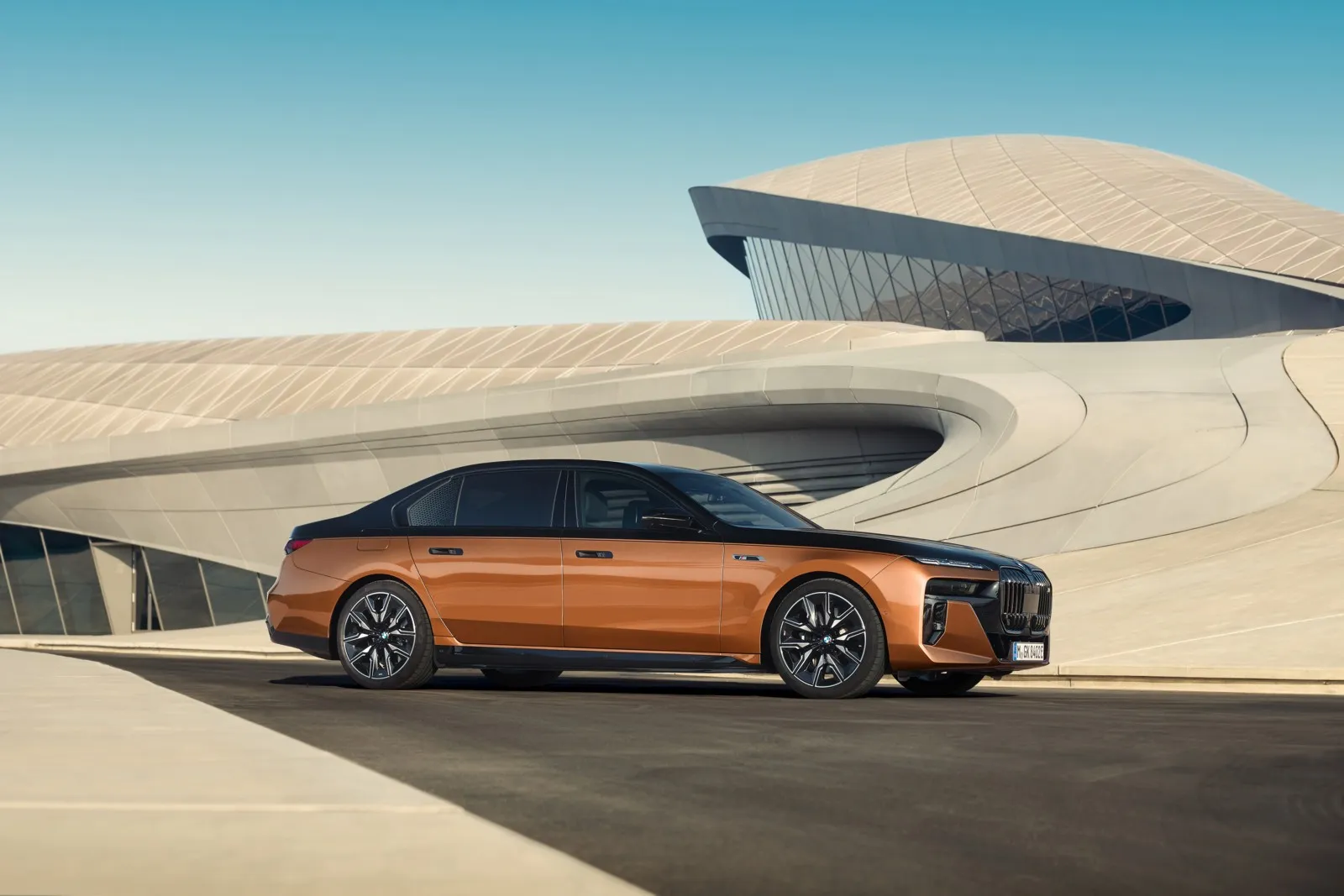 Platz 7 mit 50,4 Prozent Händlereinkaufswert: der BMW i7 xDrive 60 Design Pure Excellence.