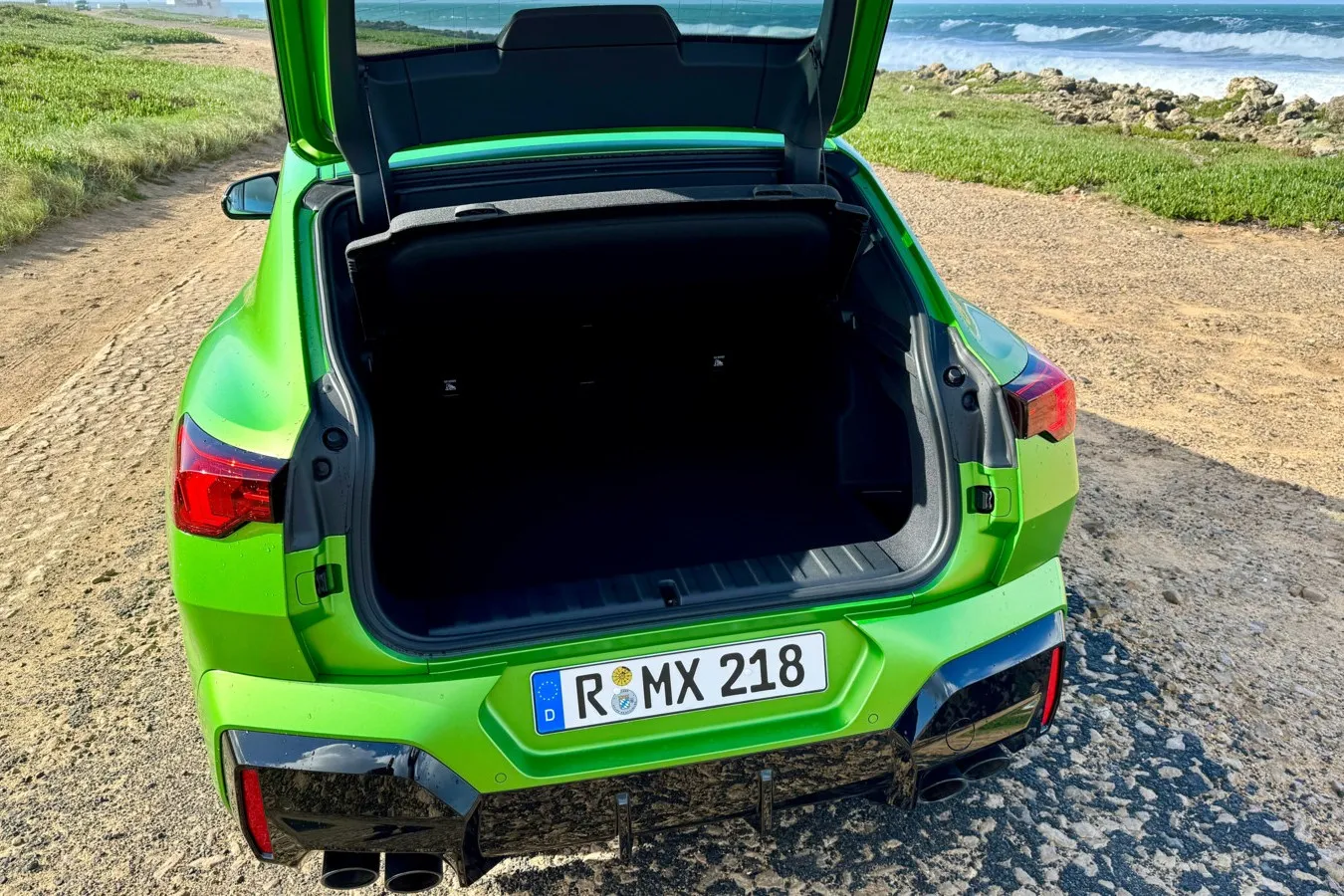 Vorteil des jetzt langen Hecks BMW X2 und iX2 schlucken jetzt eine Menge Gepäck.