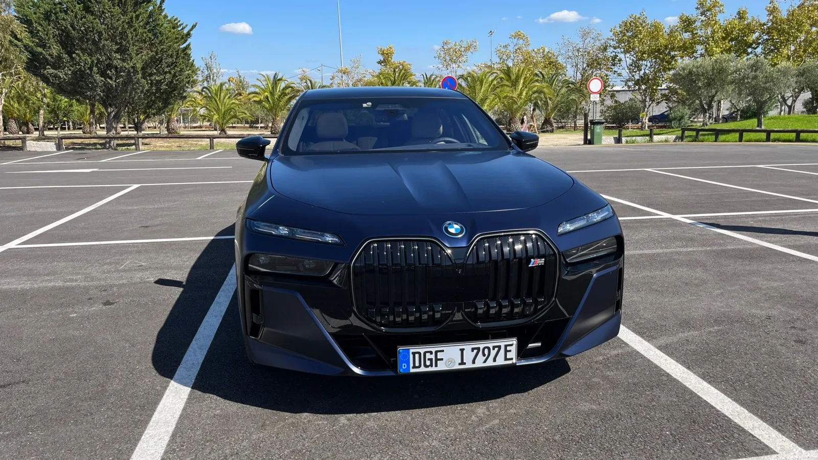 Der große Kühlergrill des aktuellen BMW 7er fällt besonders ins Auge.