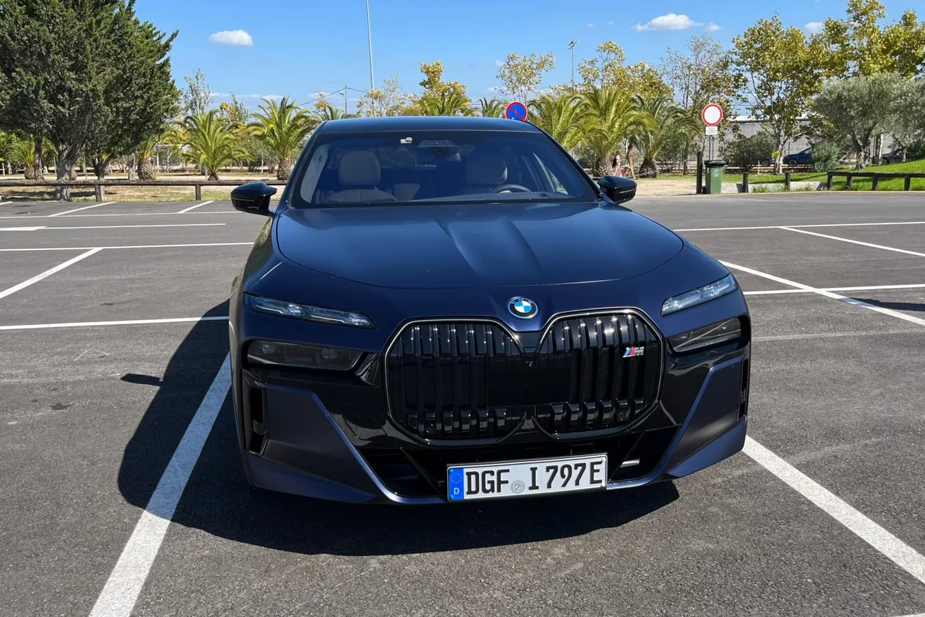 Der große Kühlergrill des aktuellen BMW 7er fällt besonders ins Auge.