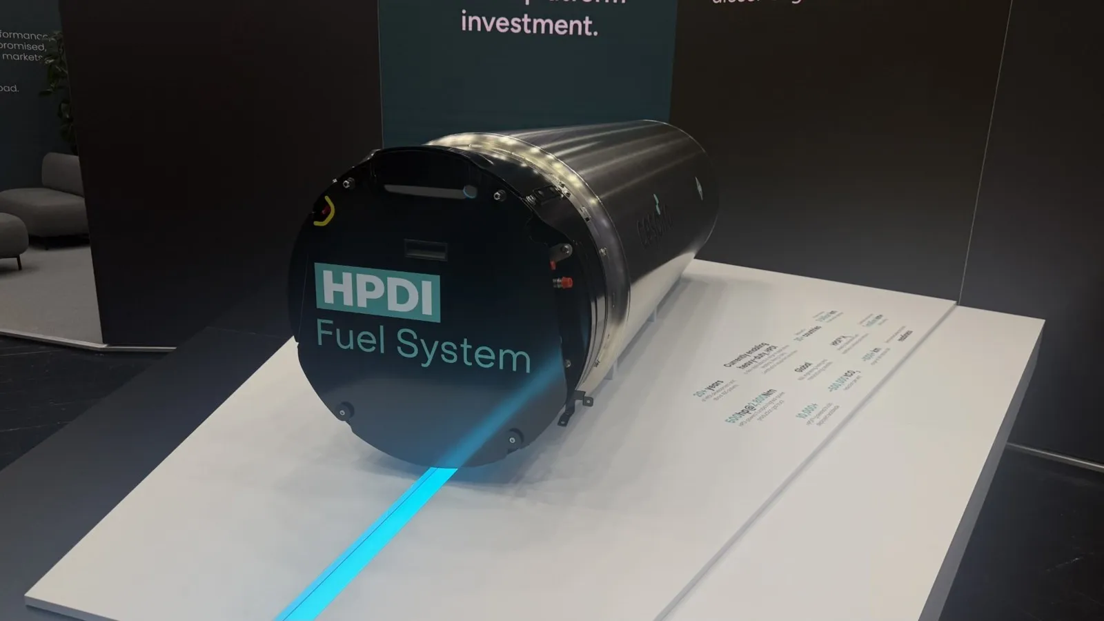 Cespira zeigt auf der IAA Transportation 2026 sein HPDI Fuel System für den Einsatz mit LNG und Bio-LNG.