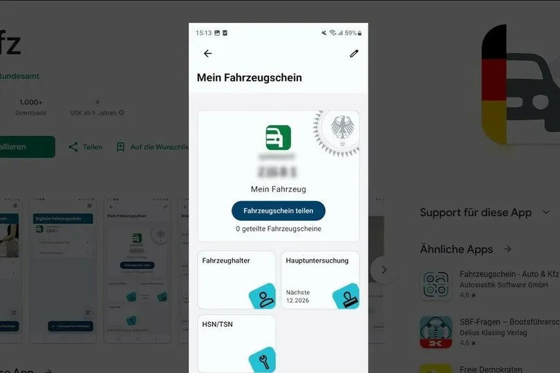 Die i-kfz-App steht nun im App-Store zur Verfügung.