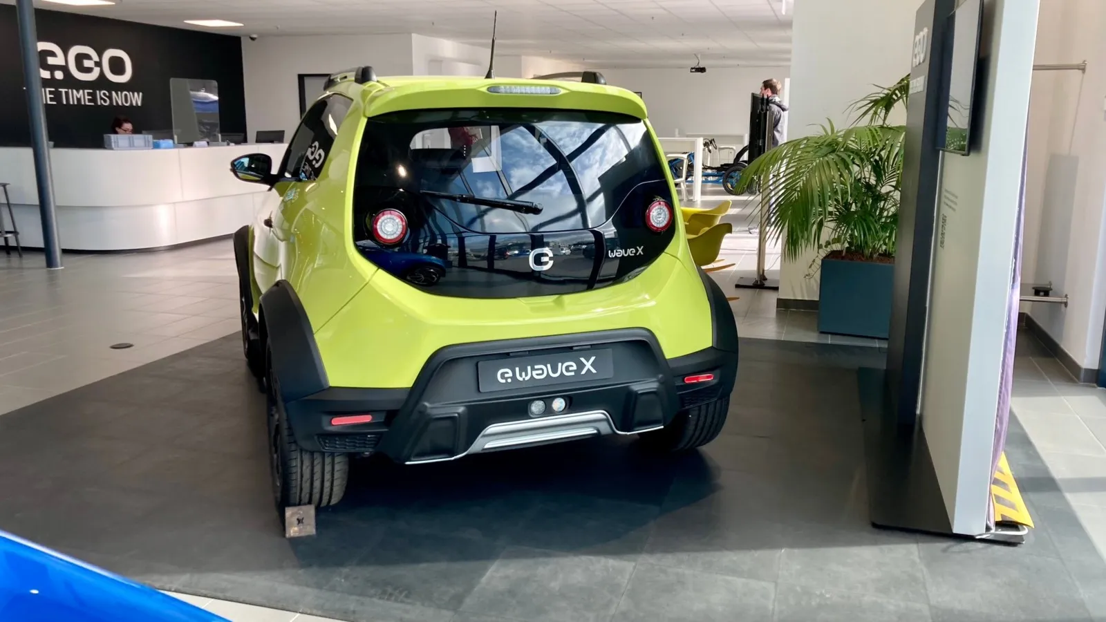 In den Kofferraum des e.Go e.Wave X passen 116 bis 671 Liter Gepäck.