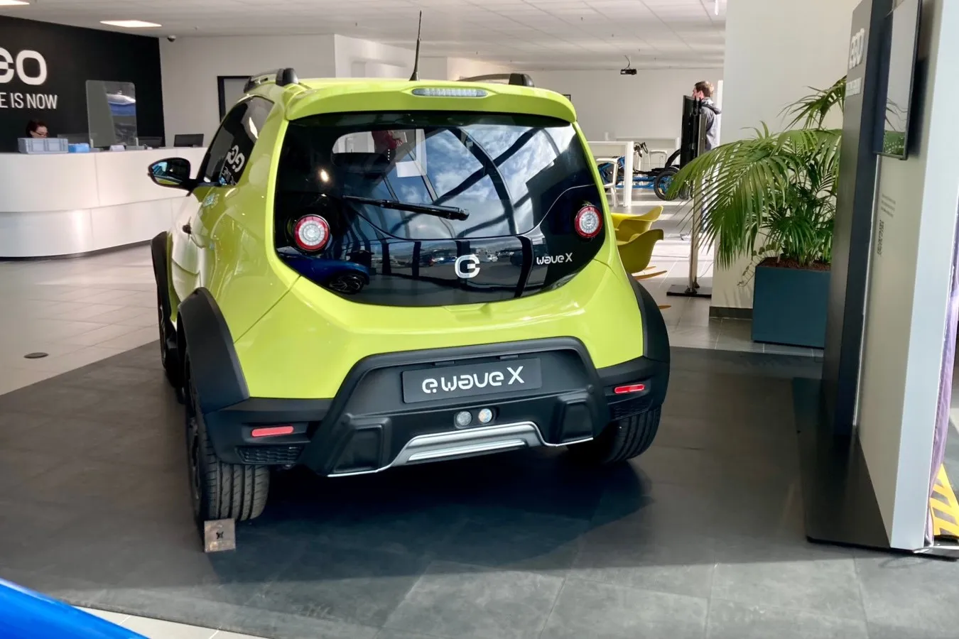 In den Kofferraum des e.Go e.Wave X passen 116 bis 671 Liter Gepäck.