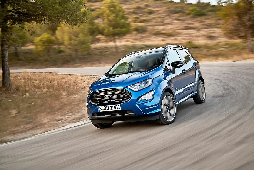 Ford Ecosport 1.0 Eco Boost: Mit 1.100 Euro Wartungskosten in drei Jahren müssen Fuhrparkverantwortliche für das kleinste SUV aus dem Hause Ford rechnen.
