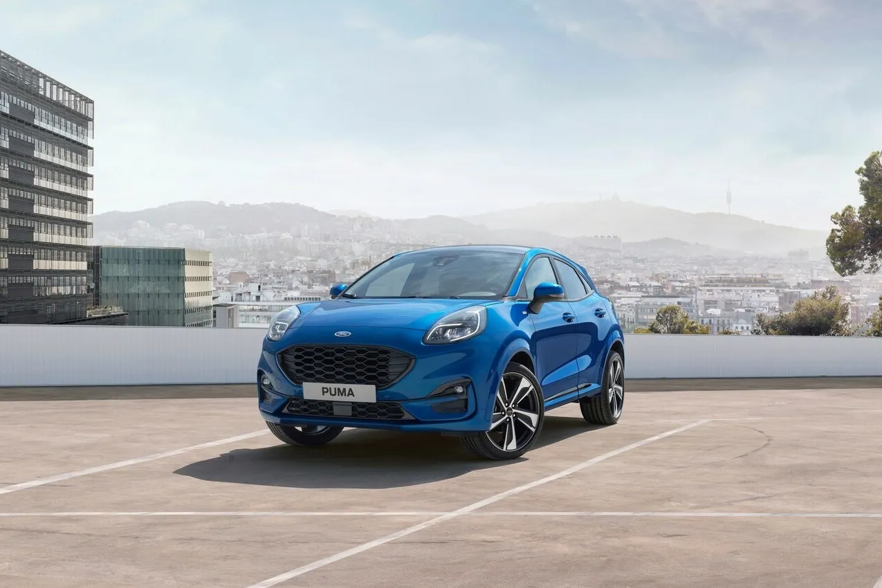 Platz 5 mit 49,0 Prozent Händlereinkaufswert: der Ford Puma 1.0 Eco Boost Hybrid ST-Line.