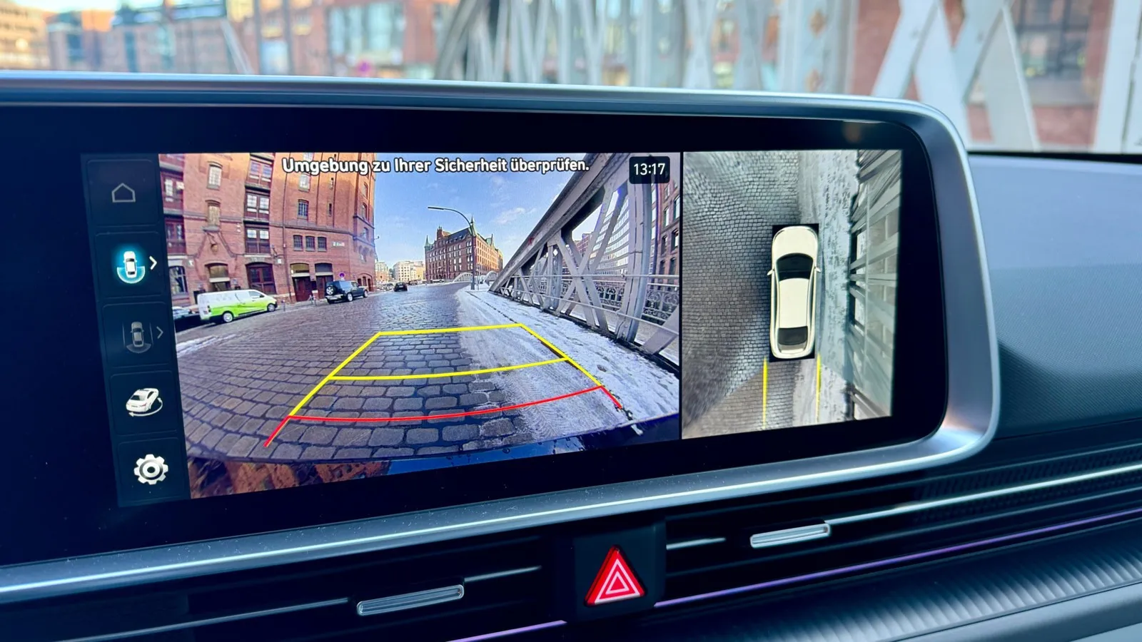 Generell zeichnen sich die Monitore im Ioniq 6 durch eine sehr gute Bildqualität aus.