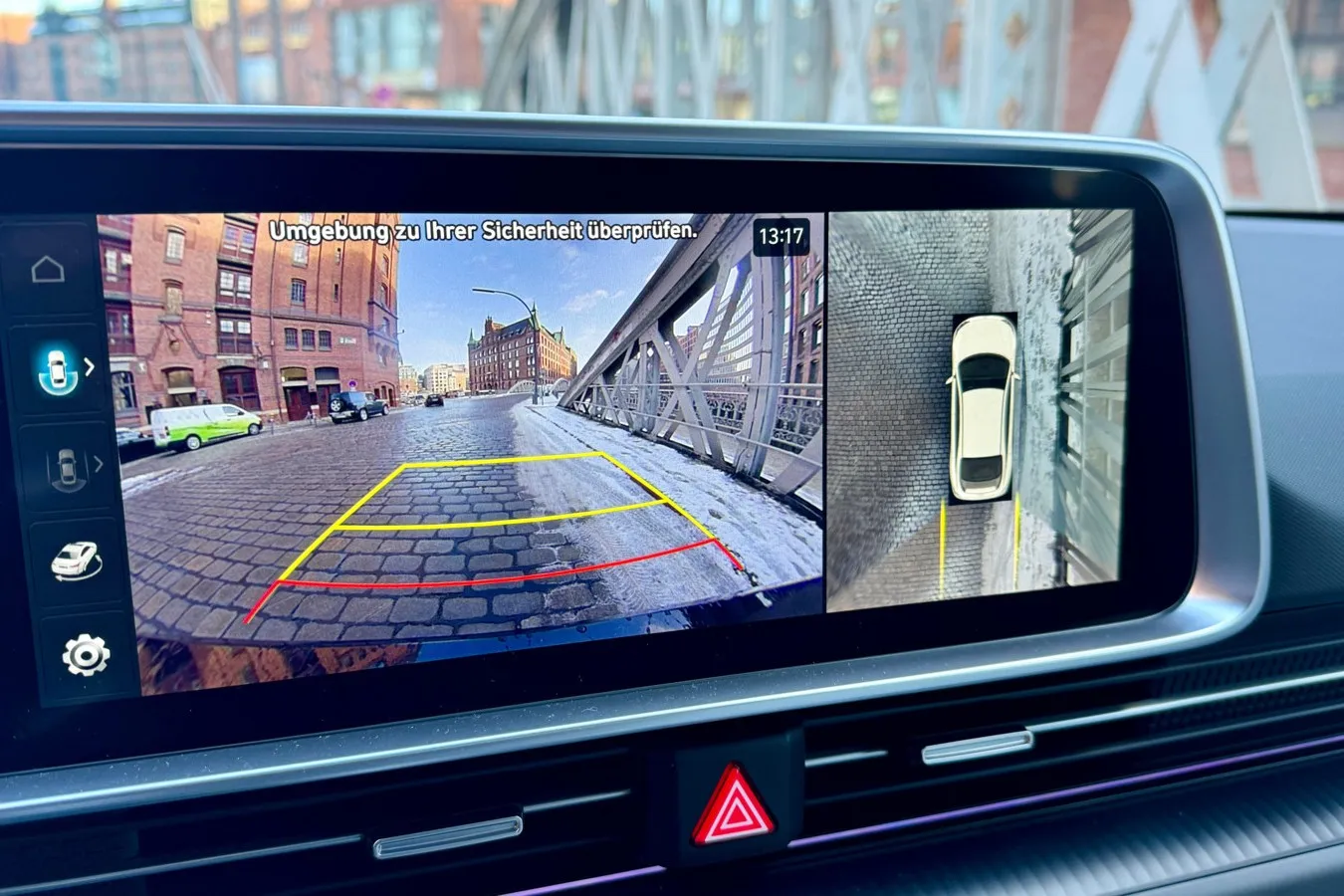 Generell zeichnen sich die Monitore im Ioniq 6 durch eine sehr gute Bildqualität aus.