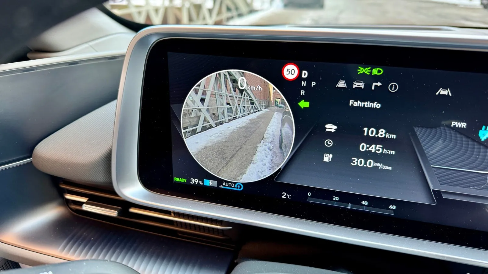 Tolle optische Totwinkelwarnung: Die gibt es im Ioniq 6 aber nur ausstattungsabhängig.