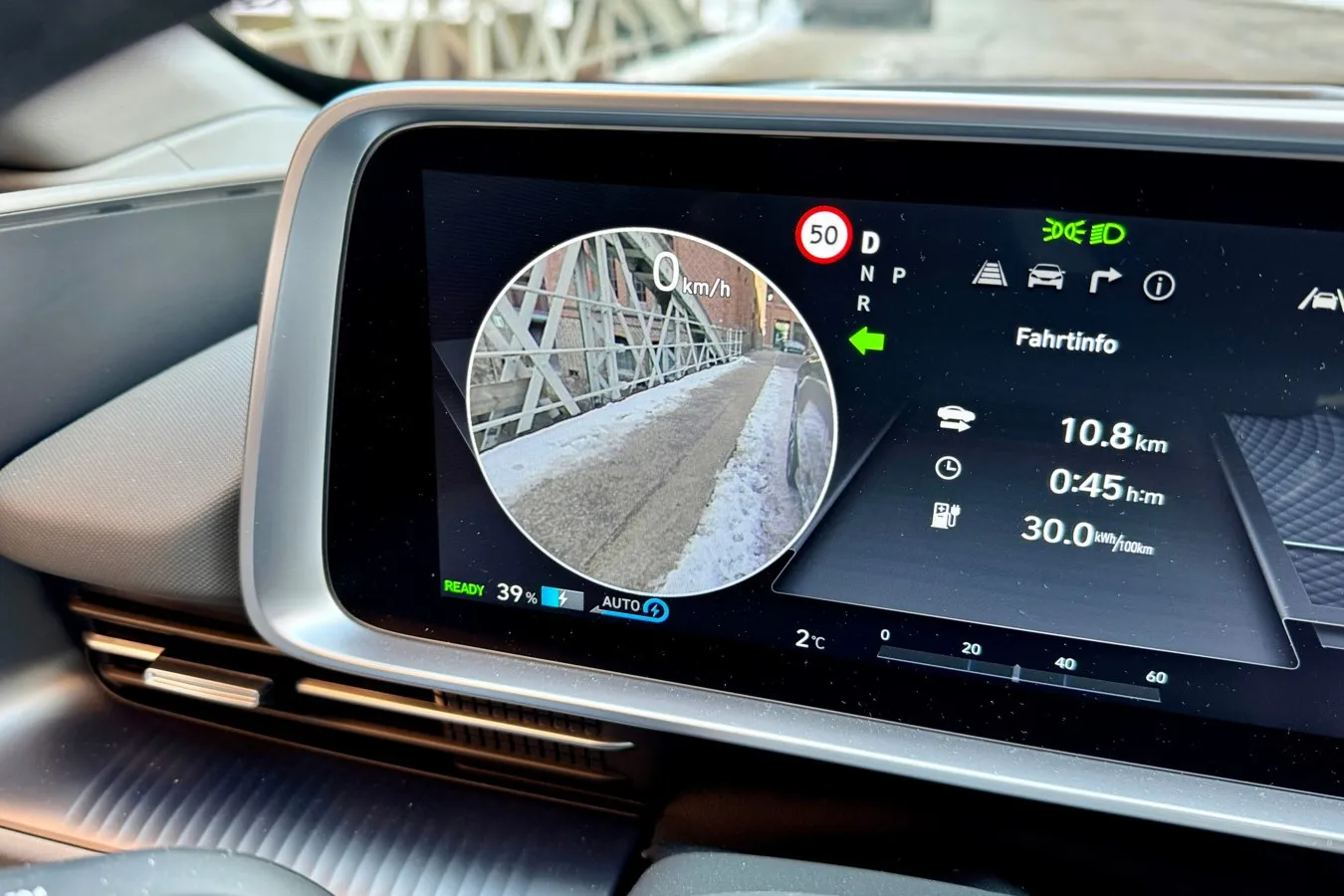 Tolle optische Totwinkelwarnung: Die gibt es im Ioniq 6 aber nur ausstattungsabhängig.