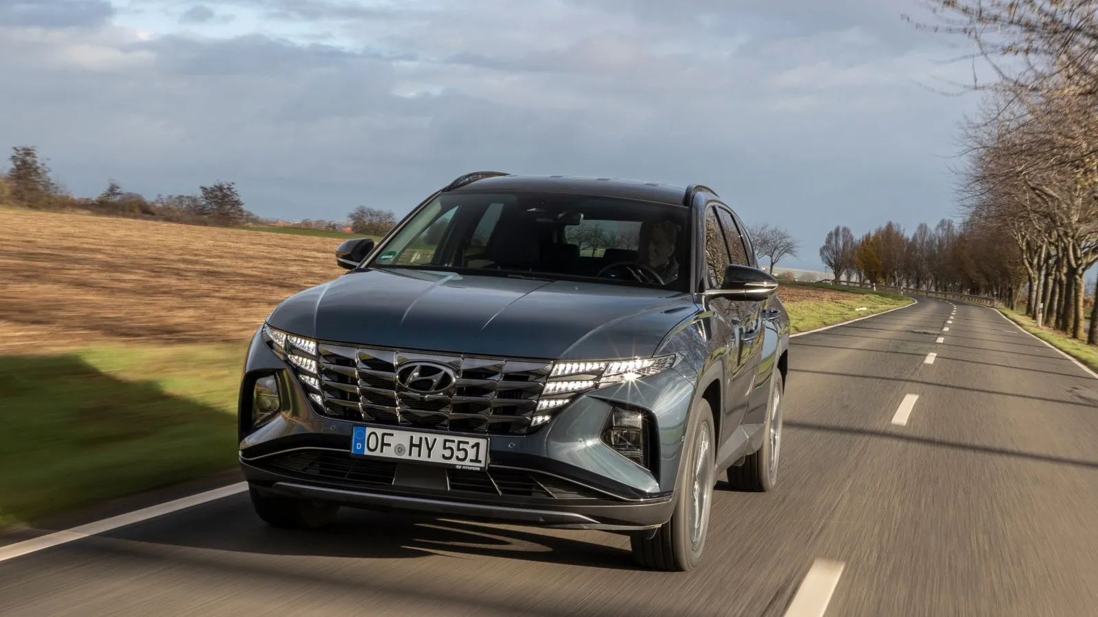 Hyundai Tucson 1.6 T-GDI 48V Hybrid 2WD: Das auffällig gezeichnete SUV verursacht in drei Jahren insgesamt 1.800 Euro Wartungskosten.