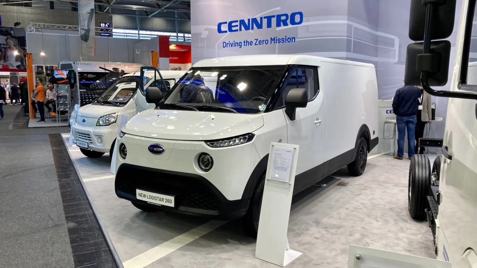 Cenntro stellte den Logistar 260 in Hannover aus.
