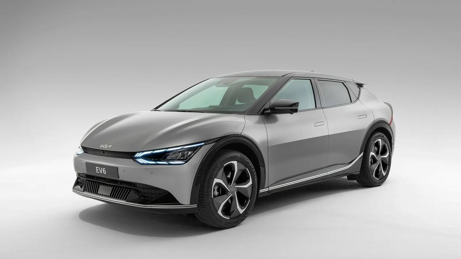 Kia bringt sein neues Elektroauto EV6 mit nach München, ein Schwestermodell des Hyundai Ioniq 5.
