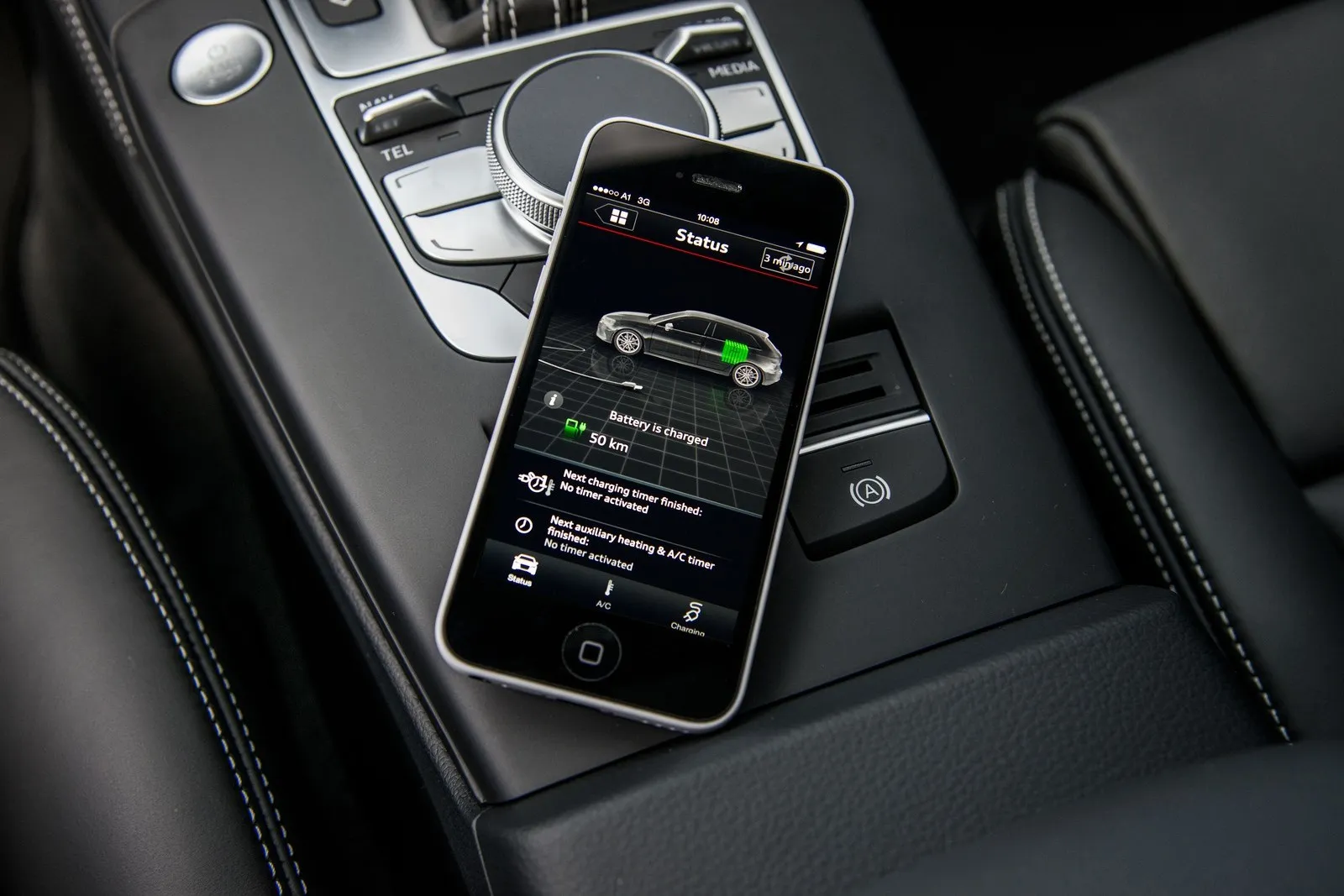 „Audi e-tron connect services-App“ for Smartphones”