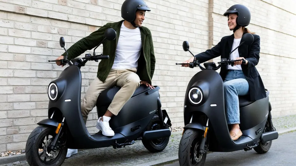 Über Lease a Bike können jetzt auch E-Roller von Unu geleast werden