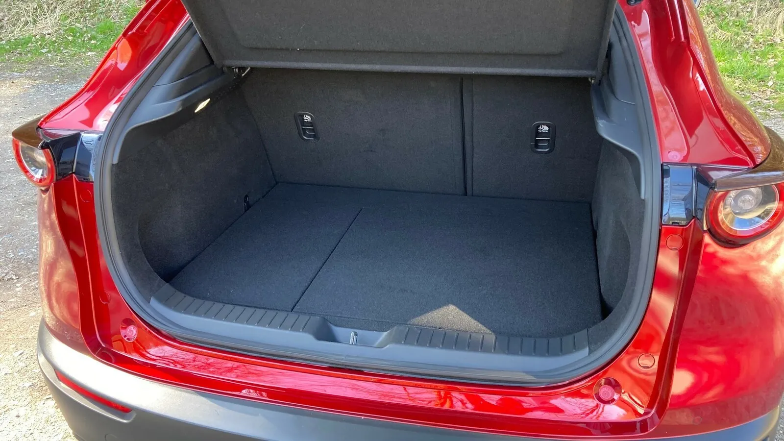 430 bis 1.406 Liter fasst der Kofferraum des Mazda CX-30.