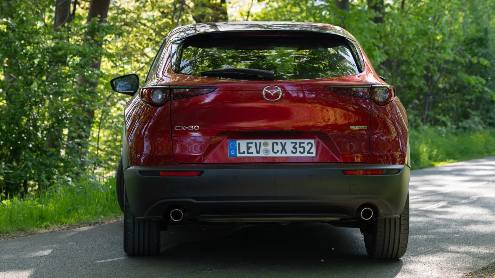 Ein dynamisches Design macht den CX-30 aus.