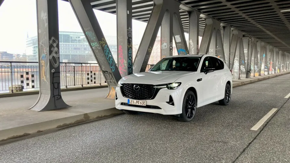 Den typischen Mazda-Grill trägt auch das neue Mittelklasse-SUV CX-60.