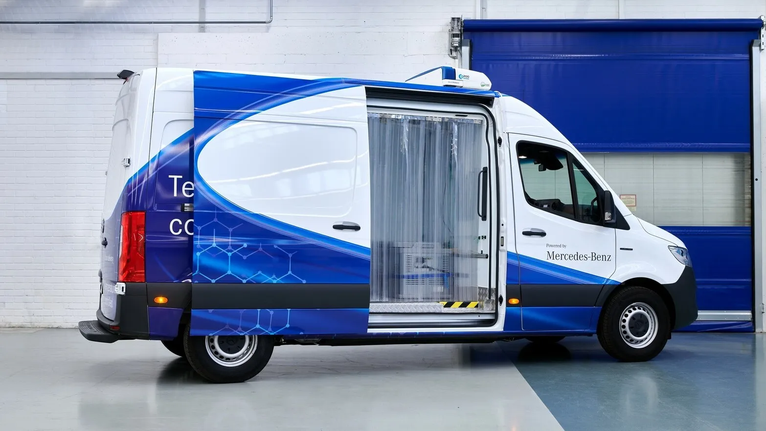 Ebenfalls auf den medizinischen Bereich zielt der eSprinter für den Transport pharmazeutischer Produkte.