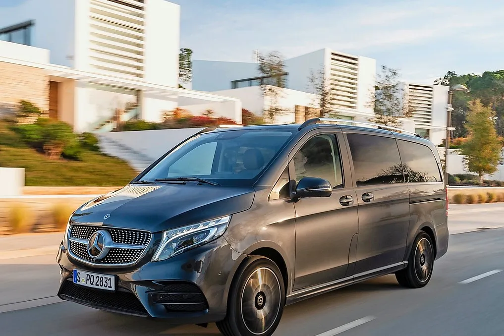 Platz 2 mit 52,9 Prozent Händlereinkaufswert: der Mercedes-Benz V 250 d.