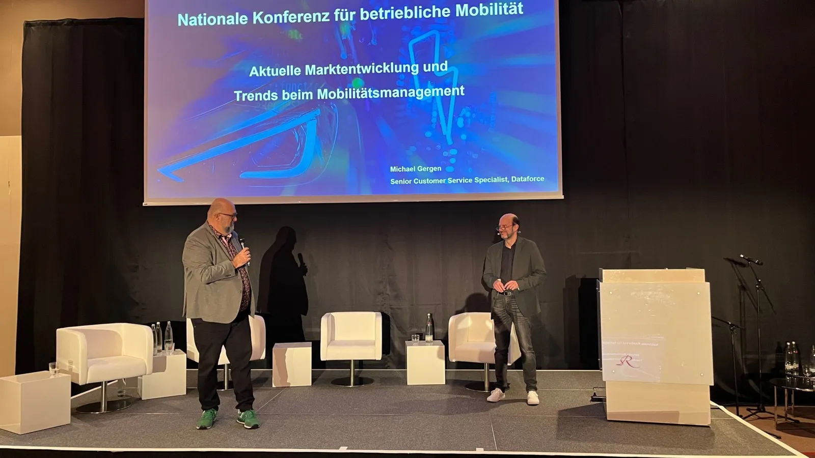 Michael Gergen (Dataforce) berichtete mit aktuellen Zahlen über die Bedeutung des Flottenmarkts.