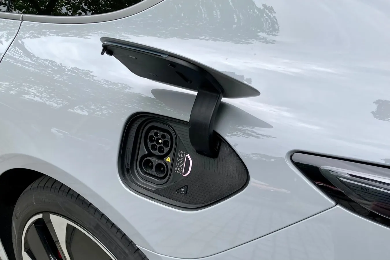 Maximal 126 kW Ladeleistungs sind drin beim großen Akku von Nio – keine überragende Ansage im Premiumsegment.