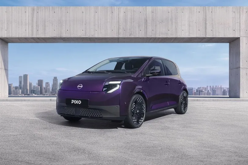 Der Nissan Pixo kommt Anfang 2027 als vollelektrischer Kleinwagen nach Europa.