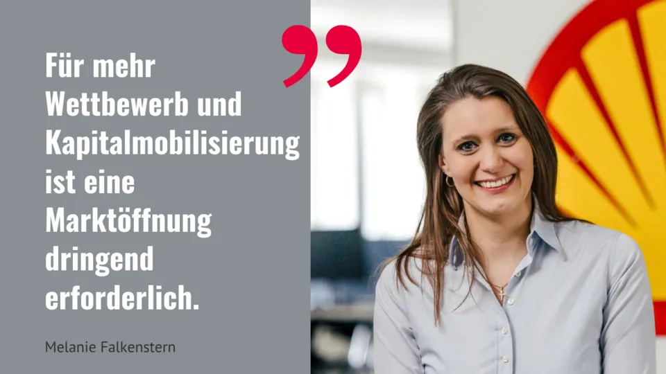 Melanie Falkenstern, Geschäftsführerin von Shell Fleet Solutions, über die Herausforderungen und Chancen im Wettbewerb um innerstädtische AC-Ladesäulen.