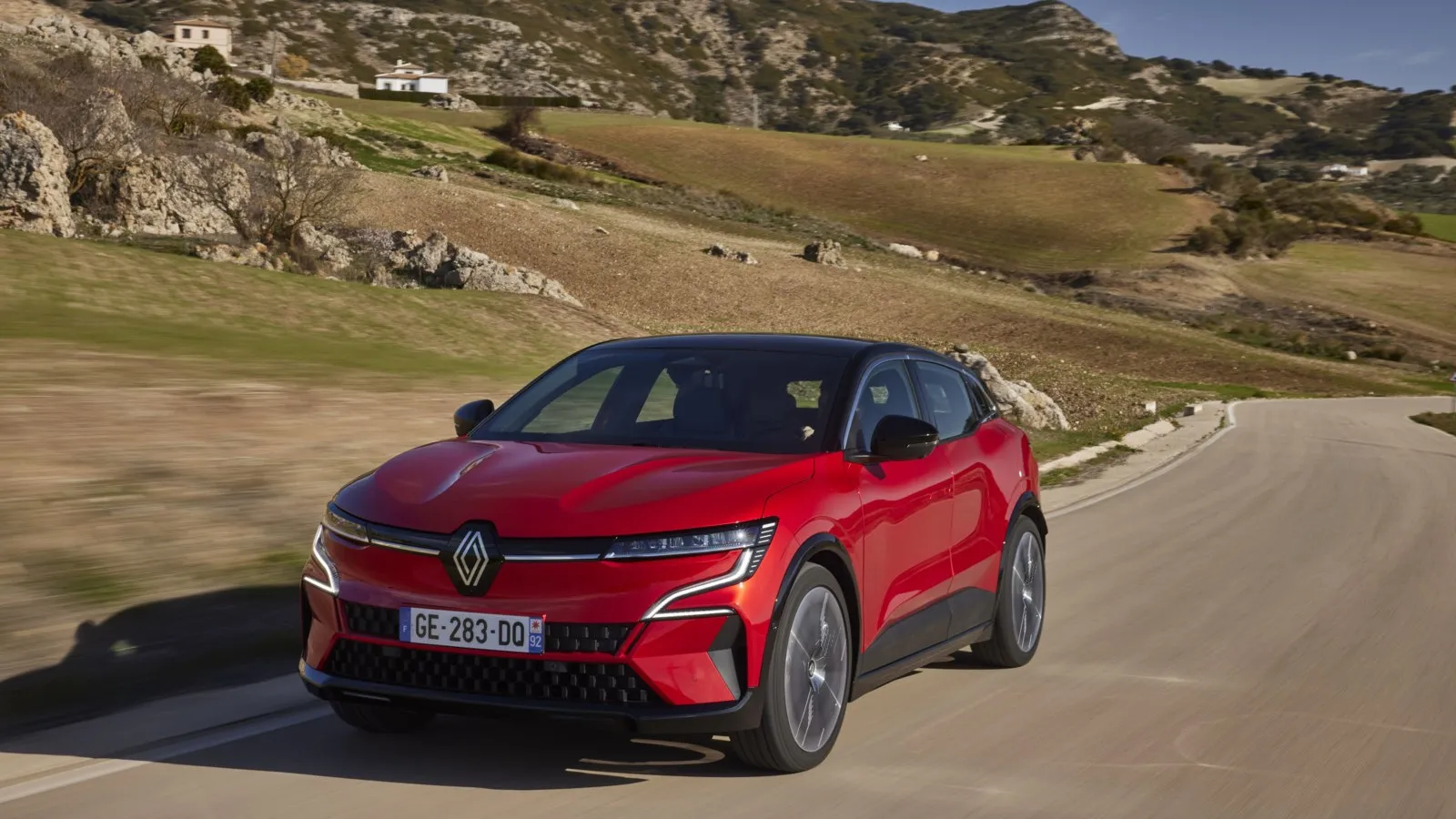 Platz elf mit 42,6 Prozent Händlereinkaufswert: der Renault Megane E-Tech Electric EV60 Evolution.