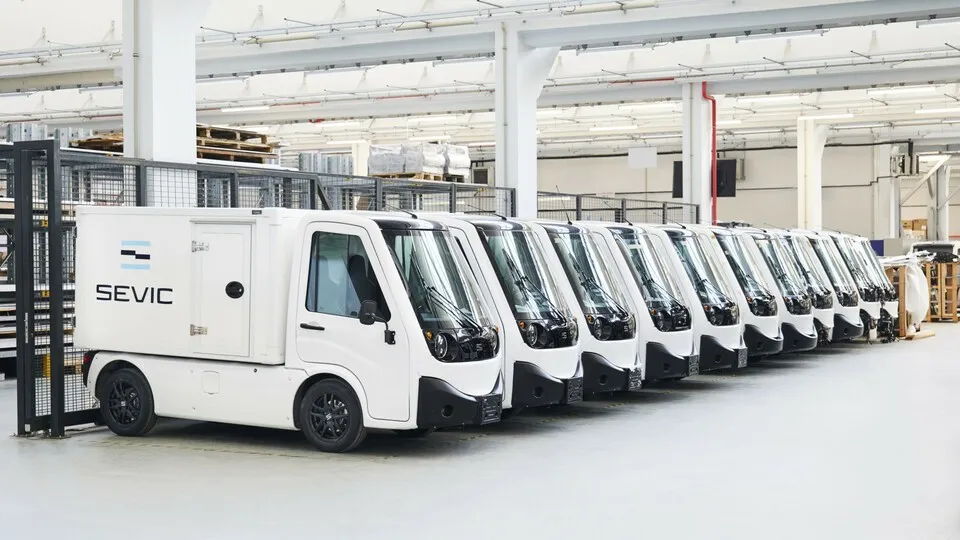 Soll umgehend ans Netz gehen: der neue E-Transporter Sevic V500e